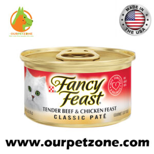Fancy Feast Classic Paté Chicken Gourmet Wet Cat Food 5×1 85g