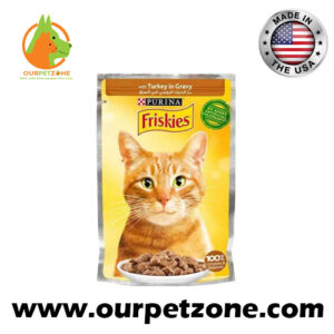 Purina Friskies – Turkey Chunks In Gravy Wet Cat Food 85g