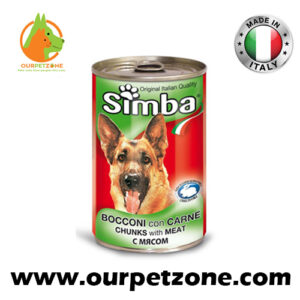 Simba Dog Wet Food With Meat 1230g